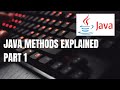Learn how to define User-Defined Java Methods | Java Method Explained | What is Java Method?