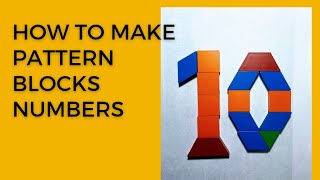 Pattern blocks numbers.. #tlm .
