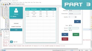 JavaFX Tutorial Part (3/3) - Restaurant Management System with Source Code