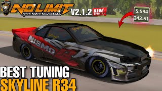 Fastest Skyline R34 Tuning 5.5 Second 1/4 Mile No Limit Drag Racing 2 V2.1.2