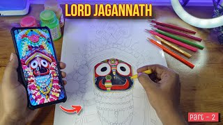 Lord Jagannath Painting | Step By Step | Part - 2