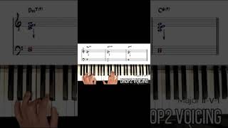 Jazz Cord Drop2 Voicing (position B) #Shorts