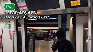 (ewl Disruption Day 5) Smrt - Ksf C151b (689/690) (boon Lay » Jurong East)