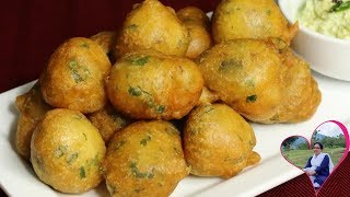 மைசூர் போண்டா | Mysore Bonda | Teatime Snack Recipe In Tamil