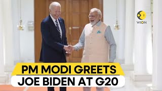 G20 Summit 2023: PM Modi Greets Joe Biden At G20 Summit l WION ORIGINALS