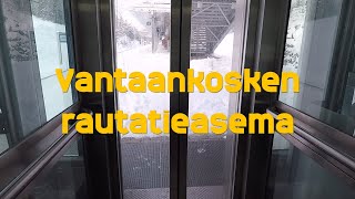 Hissivideo: Vantaankosken rautatieasema, Vantaa - 2011 KONE MonoSpace (lasihissit)