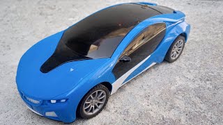 BMW i8 Rc Car Unboxing and Testing with Remote Control For Kid Part 2