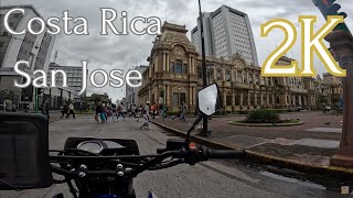 Ruta en moto POV : Desde San José centro a autopista vía Escazú, Costa Rica I 2K I GoPro