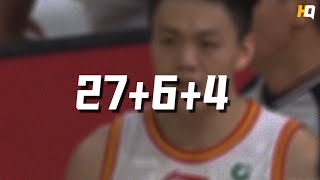 东北虎式坦克！姜宇星全场27分6篮板4助攻2抢断 | 吉林91-79同曦