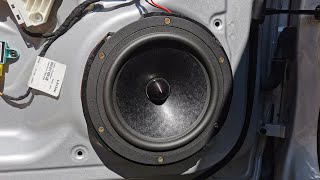 Audi A4 B8 - Front door speakers upgrade - Dayton Audio 8" RS225P-4A