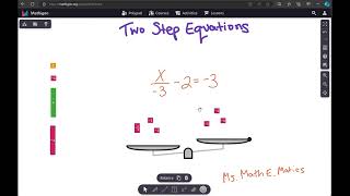 Solving Two Step Equations in Polypad