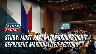 Study: Most party-list groups don't represent marginalized sectors | ANC