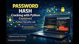 Cracking Password Hash with Python | Cybersecurity Training Lab