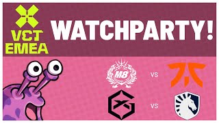 FNC vs M8 \u0026 GX vs TL - VCT EMEA Kickoff #VCTWatchParty