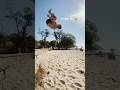 Double flip at beach 🏖️ #music #flip #rap #hiphopmusic #musicgenre