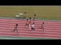 平成27年度 鹿児島県中学総体陸上 2年女子 100m 予選5組 2015年7月19日