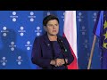 beata szydło po europejskim szczycie cyfrowym w tallinie