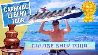 Carnival Legend - Full Cruise Ship Tour - Carnival Cruise Line Ship Review - Part I