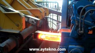 CCM  Polteks Doğa F&F steel Aytekno Mühendislik continuous casting machine sürekli döküm makinası