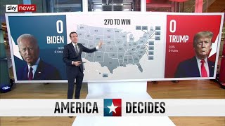 US Election: Why are some states key to winning the presidency?