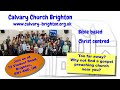 Service 18/08/24 11:00am - Calvary Church Brighton