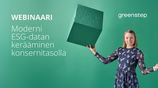 Webinaaritallenne: Moderni ESG-datan kerääminen konsernitasolla