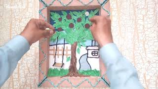 Zero Cost with Beautiful wall Hanging Craft Idea | best Craft Ideas are made from Scrap @handihub