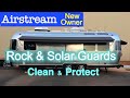 Airstream Rock & Solar Guards - Clean & Protect