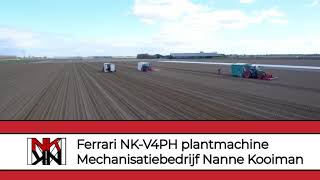 Ferrari F-max (NK-V4PH) transplanter planting Brussel Sprouts in the Netherlands.