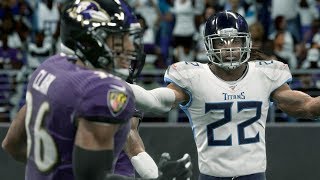 Ravens vs Titans Full Game Highlights - NFL Today 1/11 | NFL Playoffs Divisional Round (Madden)