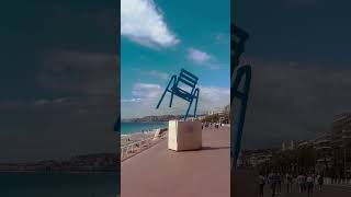 ✨THE BLUE CHAIR✨📍NICE, France 🇫🇷 #sea #blue #chair