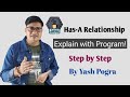 What is Has-A-Relation in Java | Aggregation in Java | Has-A Relationship