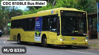 CDC NSW B10BLE Ride on M/O 8334 | Bus Vlog #55