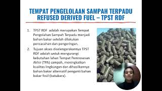 Implementasi RDF Pengelolaan Sampah Kota Tangerang