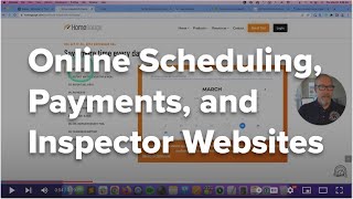 Online Scheduling, Payments, and Websites for Inspectors