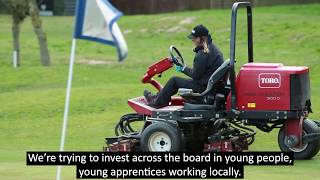 Meet Sam, Sparsholt's Greenkeeping Apprentice at Sandford Springs Golf Club