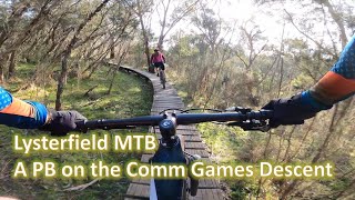 Lysterfield MTB is back! Testing out my dropper post and a new PB on the Comm Games Descent