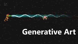[Processing] Generative Art, Metroid, Particles
