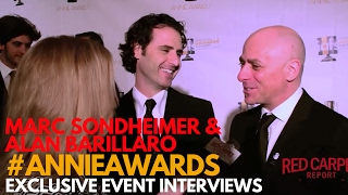 Marc Sondheimer & Alan Barillaro #Piper interviewed at the 44th Annual Annie Awards #ANNIEAwards