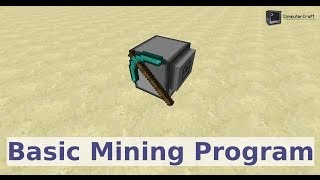 [EN]Computercraft - Basic Mining Program [HD]