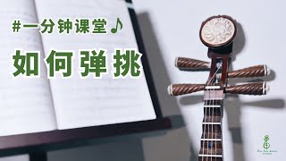 一分钟琵琶课堂：如何弹挑