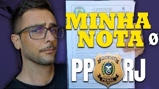 UMA TRAGÉDIA! MINHA NOTA NA POLÍCIA PENAL RJ COSEAC PP RJ