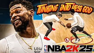 STANKY BUCKETS WITH THE HEZI GOD IN NBA 2K25 - BEST DRIBBLE GOD BUILD