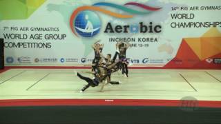 Russia  (RUS) - 2016 Aerobic Worlds, Incheon (KOR) - Qualifications Dance