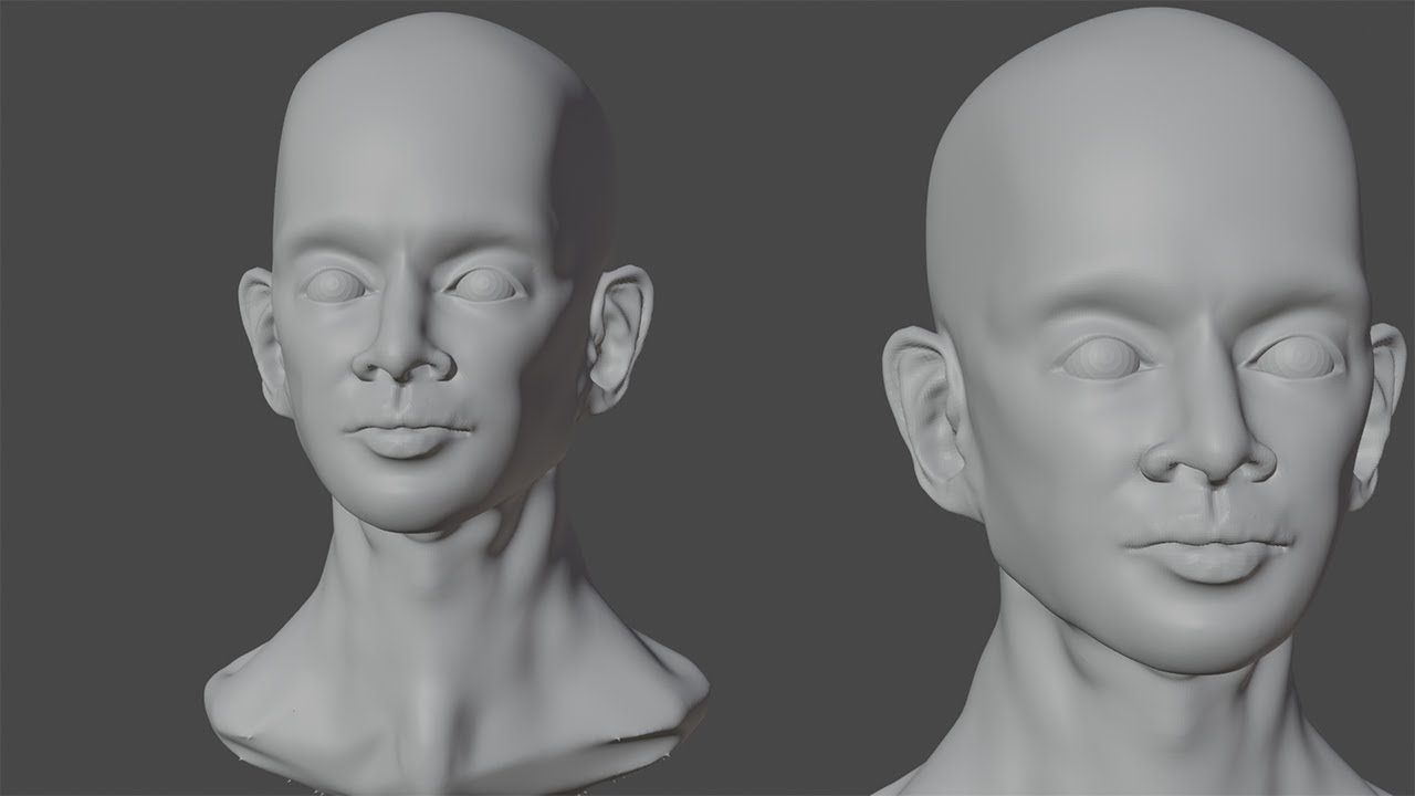 Human Head Anatomy Sculpt | Blender Head Sculpt Tutorial - YouTube