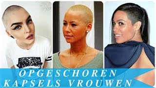 Opgeschoren kapsels vrouwen