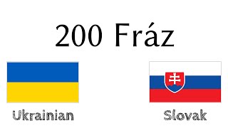 200 Fráz - Ukrajinčina - Slovenčina