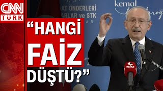 Kılıçdaroğlu: "Vatandaş için bankalardaki kredi faizleri düşmedi"
