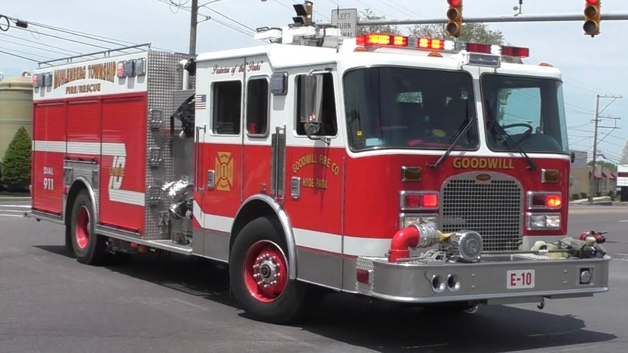 Muhlenberg Township Fire Rescue Engine 66 & Engine 66-2 Responding 5/19 ...