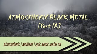 🌺 Atmospheric Black Metal【Part IX】